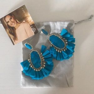 Kendra Scott Cristina Earrings in Aqua Howlite